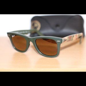 Ray-Ban Wayfarer RB2140 6062/M2 Camo POLARIZED